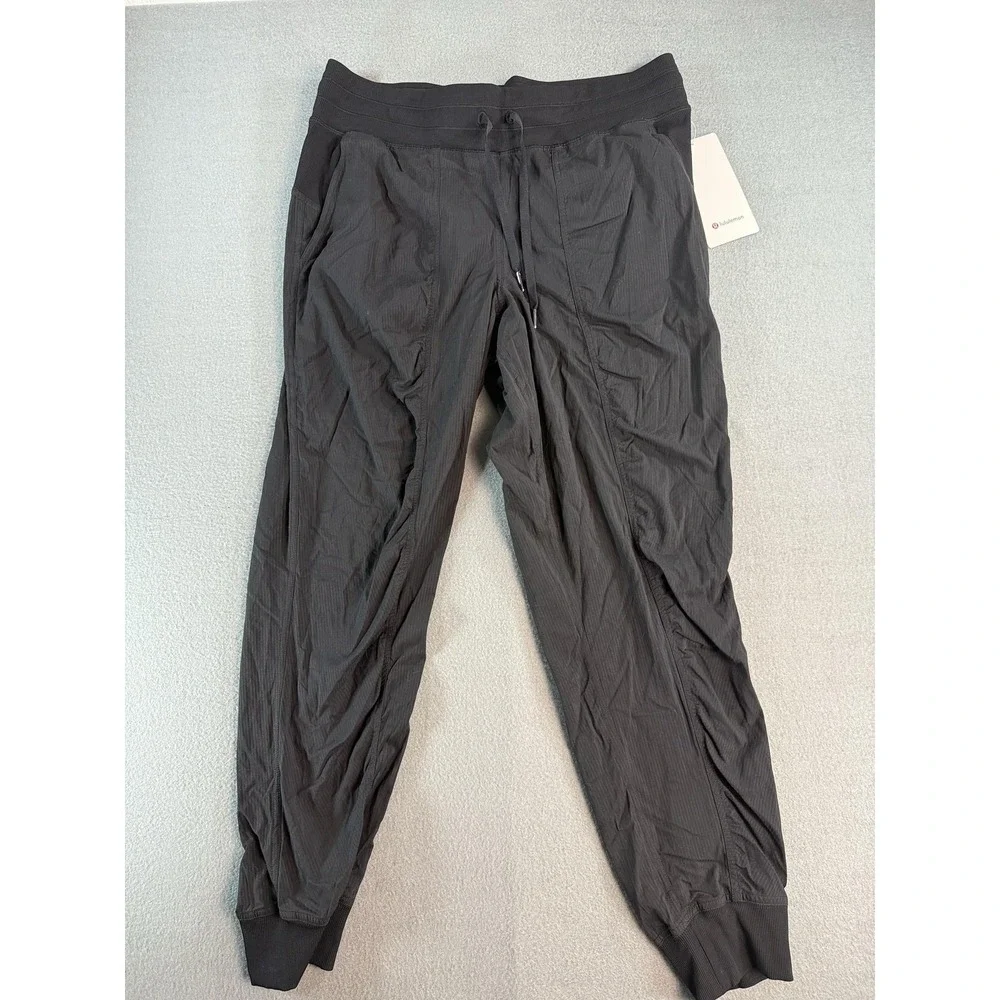 Lululemon Dance Studio Jogger Pants Womens 12 Black Lightweight Athletic NWT